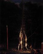 After Jan de Baen The corpses of the brothers De Witt oil painting